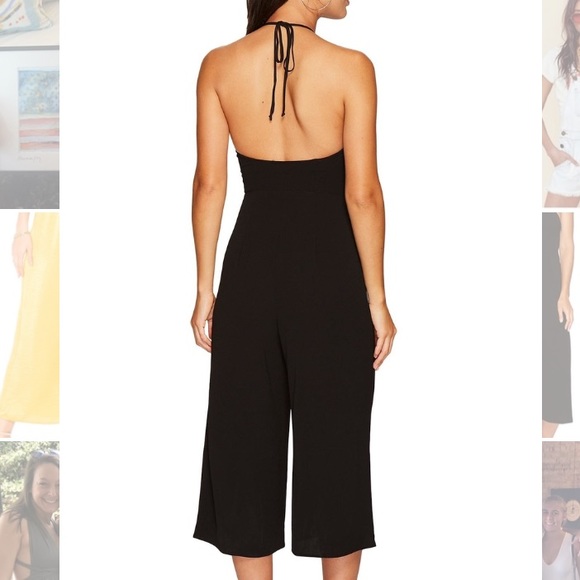 High neck black show me your mumu jumpsuit - Picture 2 of 3